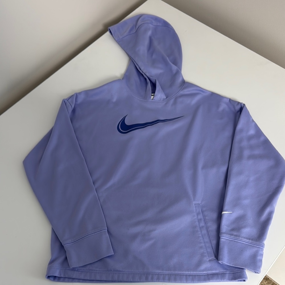Nike Lavender Thermal-Fit Hoodie with Swoosh